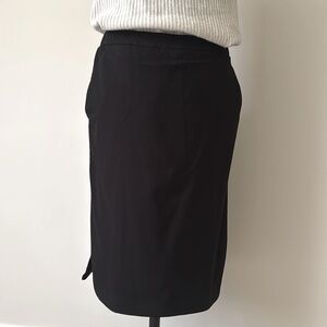 🟢 5/$25 Mulberry | Wool Pencil Suit Skirt in Black | Size 6
